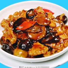 Свинина с грибами шитаки и овощами (41)